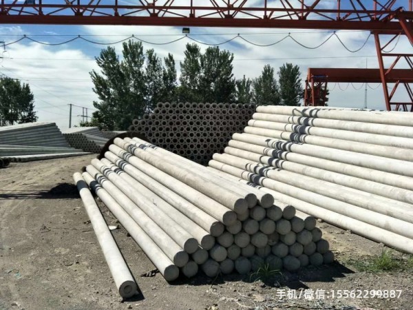 平凉190*10米非预应力水泥电线杆